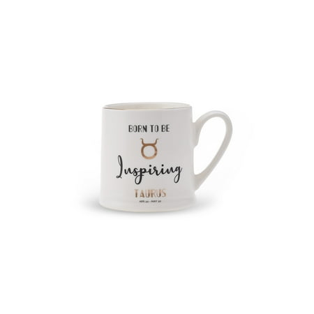 

Karaca Bone China Coffee Mug with Handle for Hot Beverages Zodiac. Taurus Mug 12.8 fl oz (380 ml) Tea Cup for Cappuccino Latte Cocoa Milk Tea