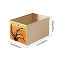 thumbnail image 2 of Boîte de Rangement Pliable 30 cm x 24 cm x 17 cm Imperméable et Résistante à l'Usure en Polyester avec Planches Intérieures en PP et Poignée Intégrée, 2 of 6