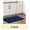 Navy, variant on (2 pack) Mainstays Solid High Low Loop Kitchen Mat 18"x 27" Navy Blue