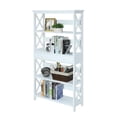 thumbnail image 3 of Convenience Concepts 203051W Oxford 5 Tier Bookcase with Drawer, White, 3 of 4