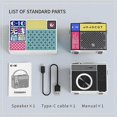 thumbnail image 1 of JOJOCAT Bluetooth Speaker Rechargeable Wireless Speaker,Beige, 1 of 5