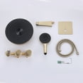 thumbnail image 4 of Overhead Shower + 3 Functions Hand Shower with Rough-in Valve, 4 of 5