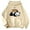 Beige, variant on Bibifish Womens Cute Panda Stack Graphic Hoodies With Pocket Oversized Fit Casual Zoo Visits Family Outings Relaxing Adorable Outfits