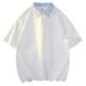 thumbnail image 1 of Camiseta de Manga Corta de Cuello Redondo de Color Sólido para Hombre, Blusa de Moda Casual Suelta para la Primavera Y el Verano, 1 of 6
