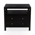 thumbnail image 2 of Butler Specialty Company Celine 2 Drawer Wood Wide Nightstand - Coffee, 2 of 8