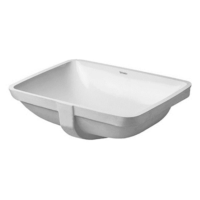 Duravit Starck Undermount Porcelain Bathroom Sink 0305490000 White