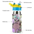 thumbnail image 3 of Invader Zim Stainless Steel Insulated Water Cup for Boys Girls Leakproof Water Bottle with Flip-Flop Lid, 3 of 8