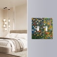 thumbnail image 4 of Yayeee Toggle Light Switch Wall Plate 3-Gang 6.37"x4.48" Decorative Outlet Cover, Green Floral Garden, 4 of 7