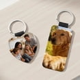 thumbnail image 2 of Personalized Custom Keychain With Picture And Engraved Text A Great Gift For Men And Women, 2 of 8