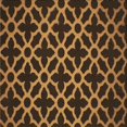 thumbnail image 1 of Ahgly Company Machine Washable Indoor Square Transitional Black Brown Area Rugs, 5' Square, 1 of 7