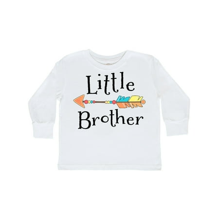 

Inktastic Little Brother- arrow Gift Toddler Boy Girl Long Sleeve T-Shirt