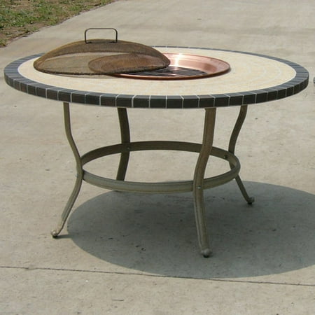 Oakland Living Stone Art Fire Pit Table