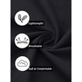 thumbnail image 5 of Men's Linen Cotton Shirts Long Sleeve Button Down Shirts Lightweight Solid Casual Shirt with Pocket, 5 of 9
