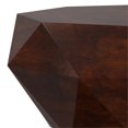 thumbnail image 4 of Pemberly Row Solid Wood 35" Wide Irregular Coffee Table in Walnut Brown, 4 of 8