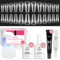 thumbnail image 1 of Kit de uñas en gel Beetles Medium Coffin con deshidratador e imprimador, 1 of 9
