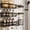 Black1, variant on GARITIN Shower Caddy 6-Pack, No Drilling Adhesive Shelves Rack with Soap Holder, Bathroom Organizers & Storage, Wall-Mounted Kitchen & Home Decor