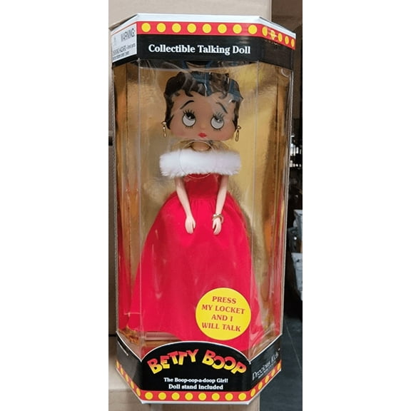 Betty Boop Talking 12" Figure Vintage Y2K Antique 2000's Rare Red Night Dress