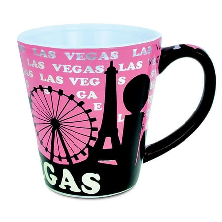 CoTa Global Ceramic Pink ?I Love Las Vegas Skyline