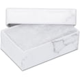 thumbnail image 2 of TheDisplayGuys 25-Pack #10 Cotton Filled Cardboard Paper Jewelry Box Gift Case - Marble White (1 15/16" x 1 1/4" x 11/16"), 2 of 8