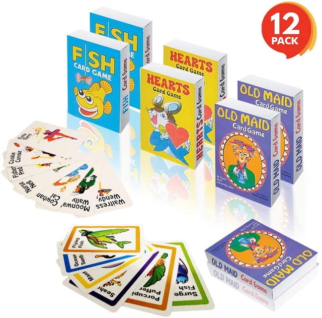 Old Maids Kids Classic Card Game Lots Of Fun 