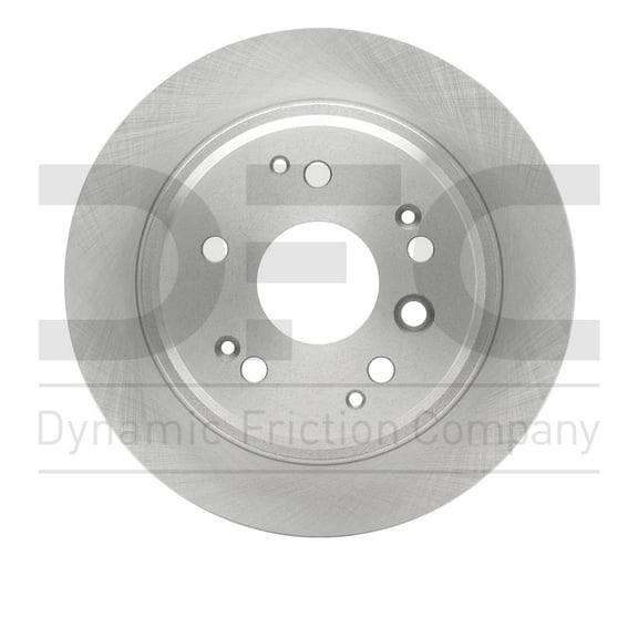 Rear Dynamic Friction Company Disc Brake Rotor 600-58019 (1) For 2003-2011 Honda Element, 2004-2008 Acura TL