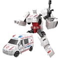 thumbnail image 1 of tanque de transFormación militar de 26CM para niños, Figuras de acción de Anime, LG13, MP36, coche blindado, Robot, película, juguete clásico, 1 of 4