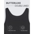thumbnail image 3 of Top Corto Doble Capa Butterluxe CRZ YOGA Negro XS, 3 of 8