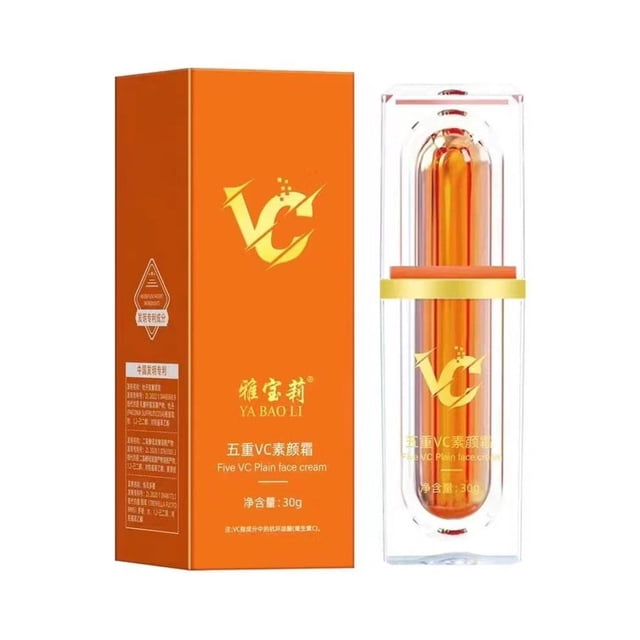 Crema tonificante CAIROYAR con 5 vitaminas C hidratación profunda maquillaje ligero 30 g