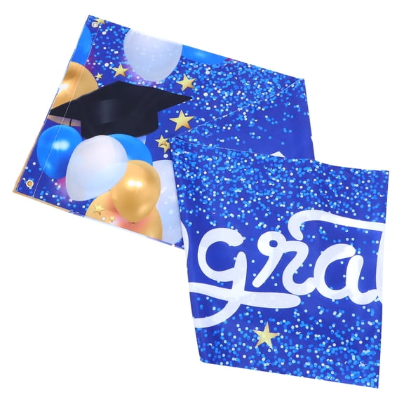 ifundom Graduation Party Banner 6x4.5 Polyester Fabric, Ideal for Graduation Photos, Party Decorations, and Celebration Events