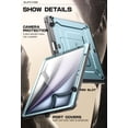 thumbnail image 5 of SUPCASE for iPad Air 11 Inch Case 6th Generation M2 2024, [Built-in Screen Protector & Pencil Holder & Stand] Full-Body Rugged Cover for iPad Air 6th/5th/4th Gen (11/10.9 Inch, 2024/2022/2020), Blue, 5 of 8