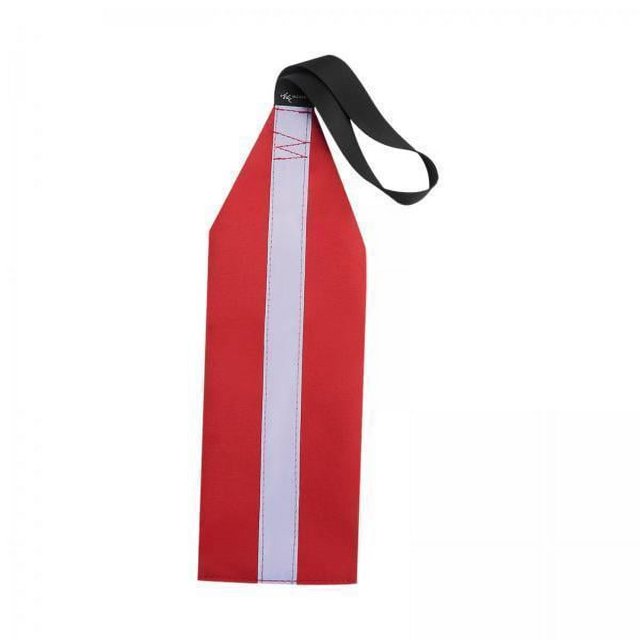 3x Bandera de Seguridad para Kayak, Bandera de Advertencia de Seguridad Roja, Tiras Reflectantes, Impermeable, Tela Oxford, Señal de Bandera Universal 3 piezas