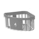 thumbnail image 5 of Cateissary Estante de almacenamiento de esquina PP Triangular autoadhesivo autodrenante organizador de cepillos sin taladro soporte interior para gris oscuro 2piezas, 5 of 6