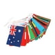 thumbnail image 5 of Bandera nacional de cuerda, 100 países, banderas del mundo, pequeñas banderas colgantes para decoración de bares., 5 of 6