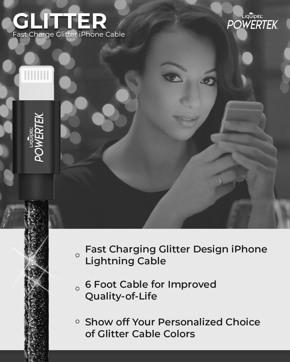 Liquipel Powertek Apple Lightning Cable