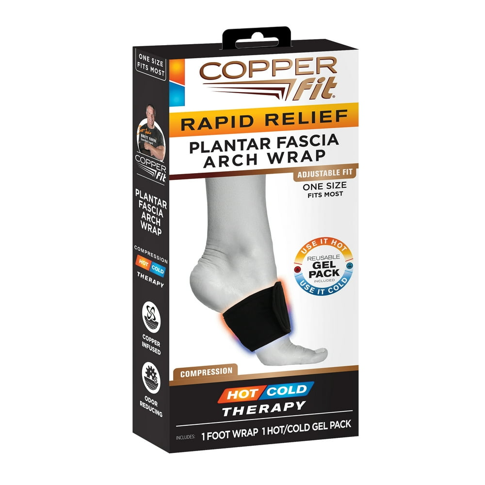 Copper Fit Rapid Relief Plantar Arch/Foot Wrap