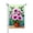 Color 4, variant on JOOCAR Linen Garden Flag with Birds and Flowers for Spring Summer Home Outdoor Garden Yard Door Decor 12x18 inch