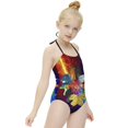 thumbnail image 5 of Wings Of Fire WOF Girls One Piece Swimsuits Quick Dry Bathing Suit Swimwear Swimming Suit 11-13Y(160cm), 5 of 8