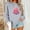 Gray, variant on HOMBOM Crew Neck Sweatshirt for Women Graphic Fall Pullover Christmas Black Hoodless Long Sleeve Womens Tops