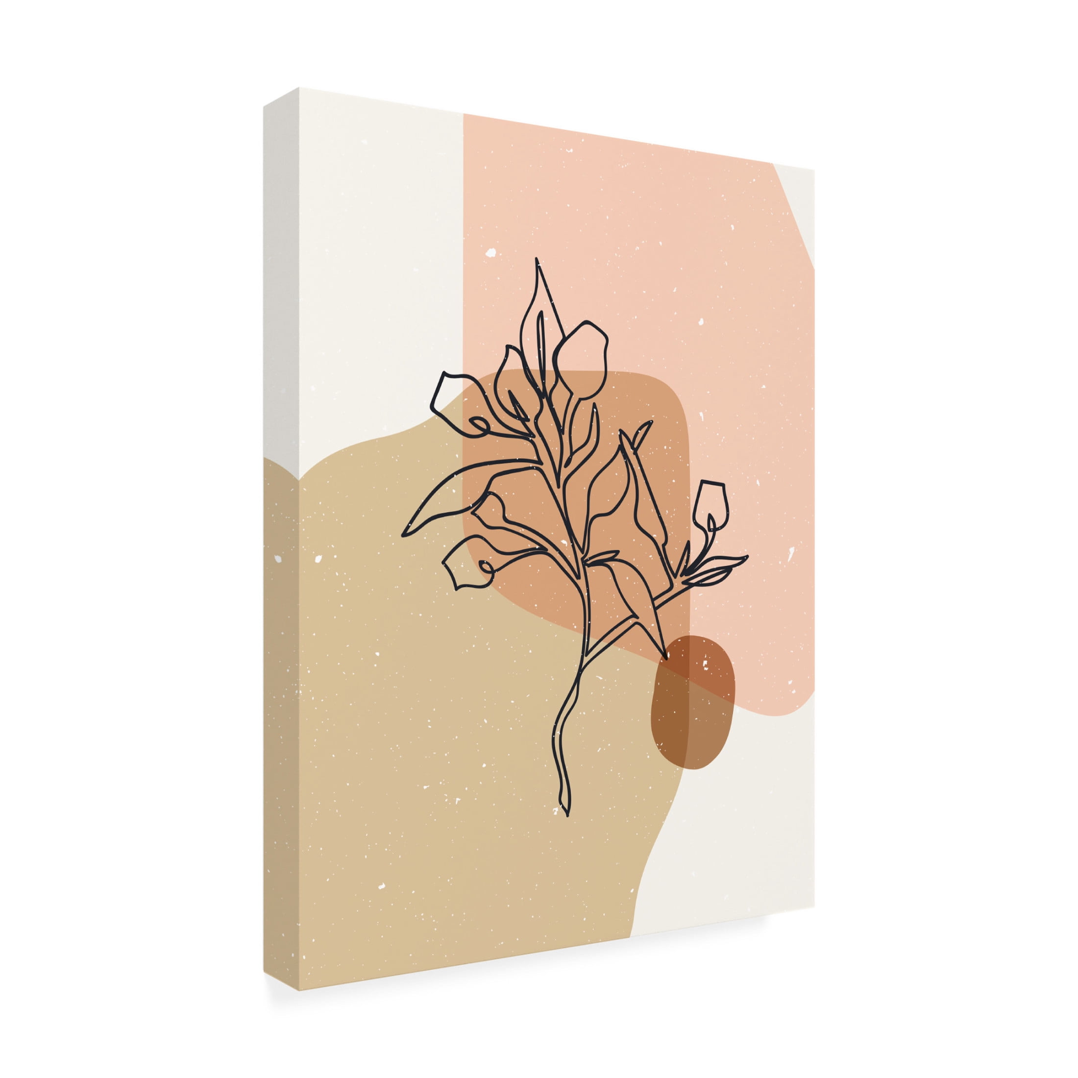 Trademark Fine Art NKTN   Abstract composition 14 Canvas Wall Art