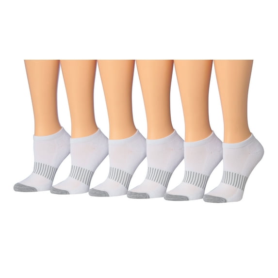 Colorfut Women's 6-Pairs Low Cut/No Show Athletic SPort Socks WS14-6