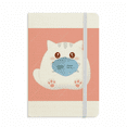 thumbnail image 1 of Cartoon Lovely Cat Likeable Sweet Notebook Official Fabric Hard Cover Classic Journal Diary, 1 of 3