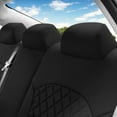 thumbnail image 4 of For 2019-2024 Kia Forte FH Group Neoprene Custom Fit Waterproof Car Seat Covers - Rear Set Black, 4 of 7