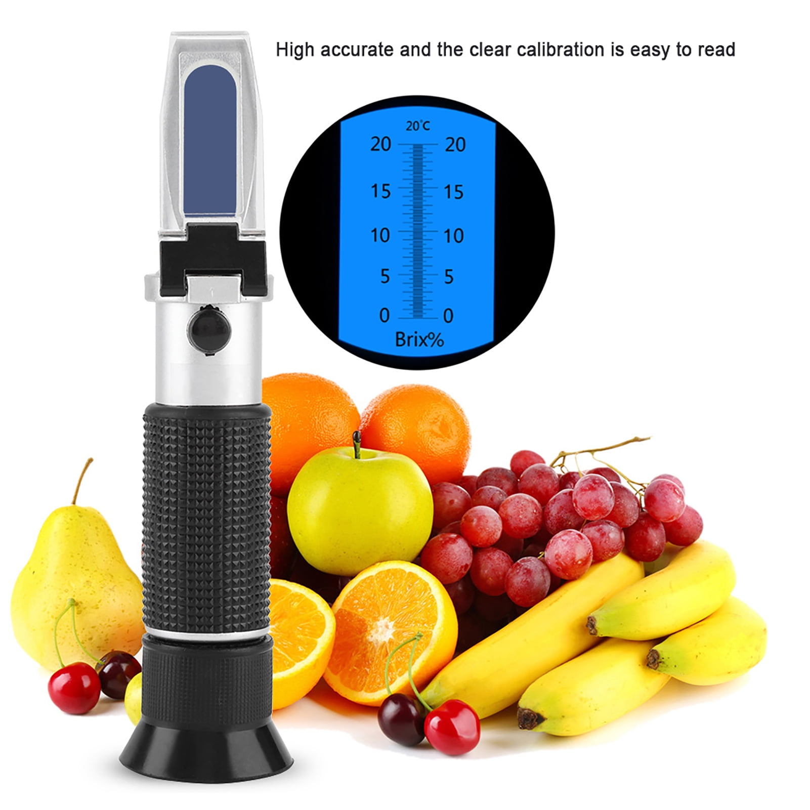 Brix Refractometer Sugar Refractometer Brix Tester Sugar Test Meter