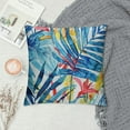 thumbnail image 2 of Awypu Outdoor Throw Pillow Covers Set of  Tropical Palm Blue Watercolor Flowers Leaves Summer Decorative Soft Bedroom Pillow case Cushion Couch, 2 of 5
