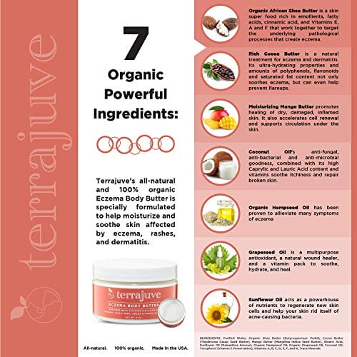 Terrajuve - Eczema Body Butter Organic Natural Made USA