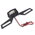 thumbnail image 3 of Luz de matrícula, luz trasera de matrícula negra Soporte de luz trasera de matrícula Soporte de luz trasera de motocicleta Rendimiento sólido, 3 of 9