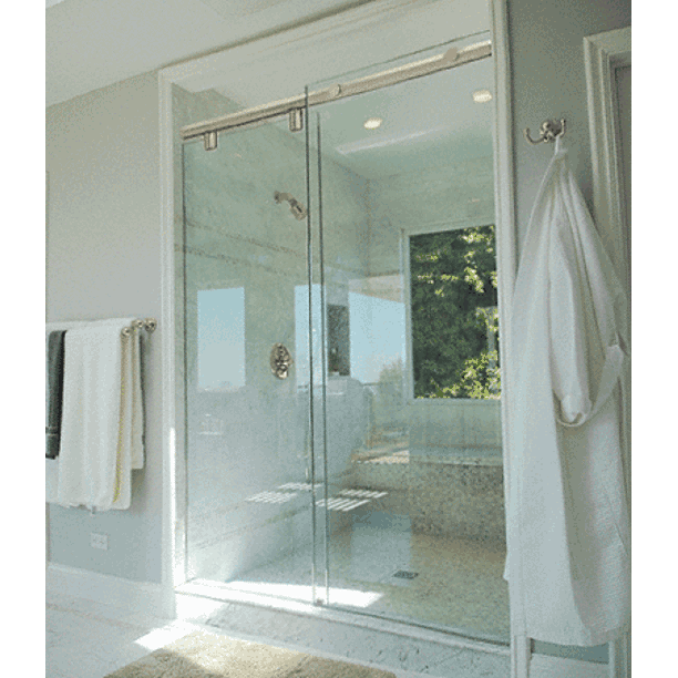 CRL HYDK60BN Brushed Nickel 60" Hydroslide 180 Degree Sliding Shower