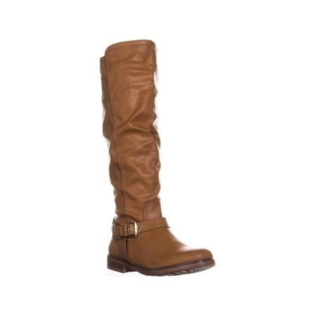 - Womens XOXO Mauricia Wide Calf Riding Boots, Tan