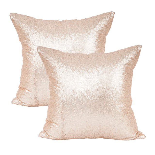 Funda de almohada decorativa YOUR SMILE, oro rosa, 50 cm x 50 cm