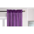 thumbnail image 3 of Gorgeous Home Linen Elegant 2-Piece MR2 Purple Curtain Set Semi-Sheer Window Treatment Size 54" wide X 63" length each panel, 3 of 5
